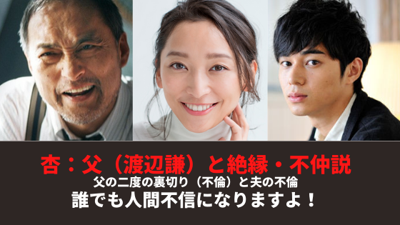 杏の父親 渡辺謙 との不仲説 絶縁説の原因は父の 不倫 浮気 気になるマガジンdogyear