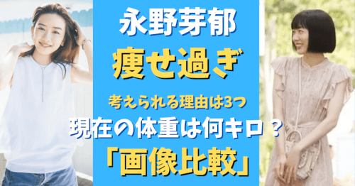 永野芽郁が痩せ過ぎて心配続出 現在の体重は 画像比較 気になるマガジンdogyear