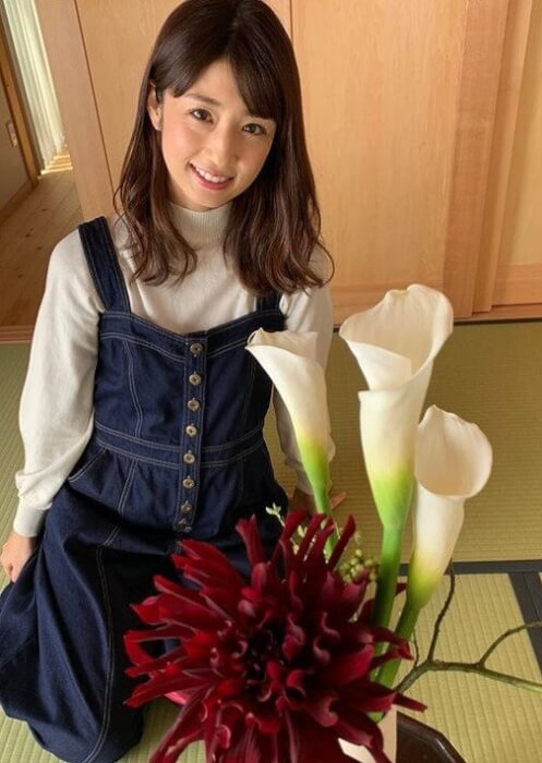 小倉優子が花を生けた時の画像