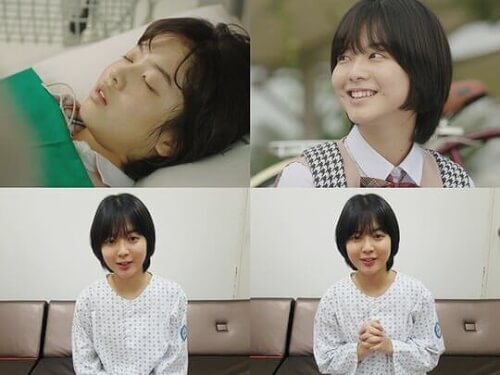韓流ドラマ『医心伝心』で子役と出演した時のノ・ジョンウィの画像