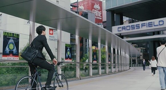 星から来たあなた日本版で主人公が自転車に乗っている画像