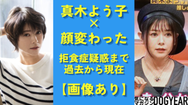 真木よう子が顔変わった！拒食症！？太っていた過去から現在まで