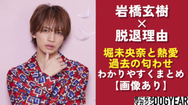 岩橋玄樹の脱退理由は堀未央奈との熱愛が理由！過去に匂わせも！